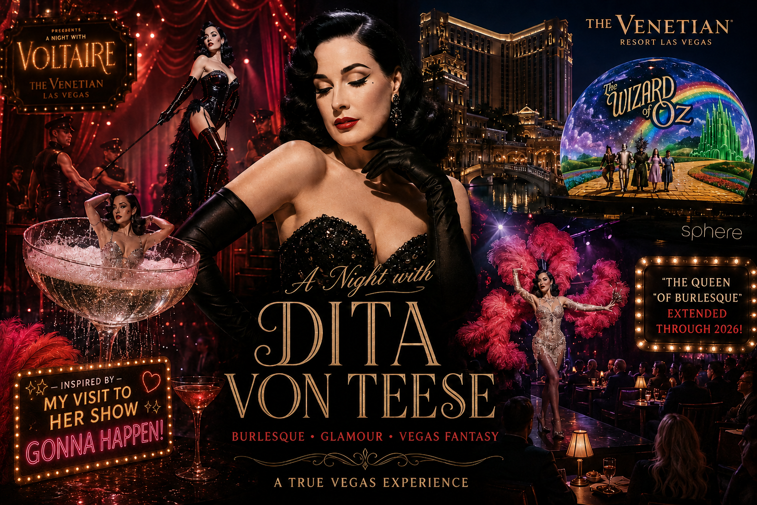 Burlesque, Glamour & Vegas Fantasy: A Night with Dita Von Teese