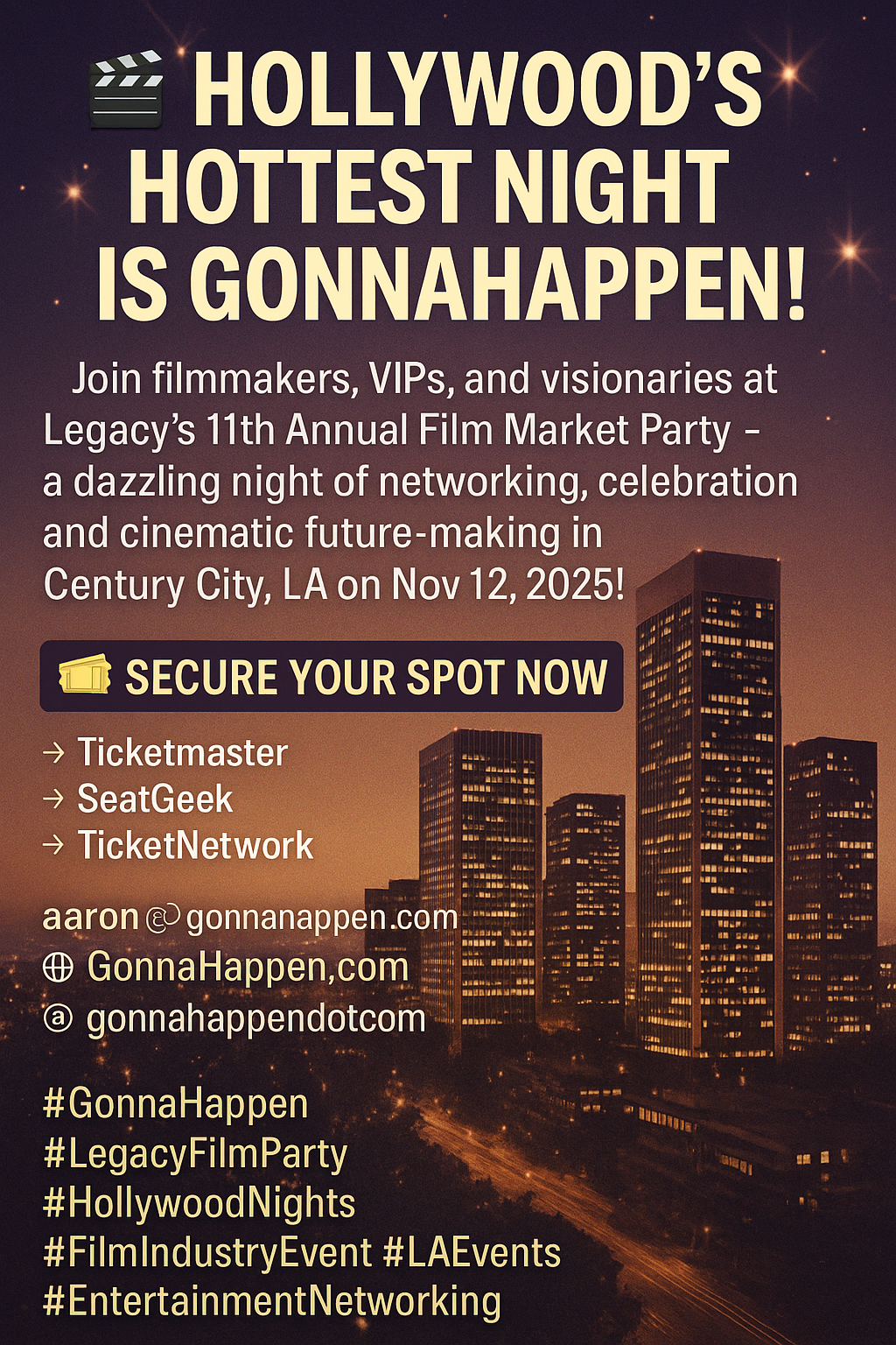🎬 Hollywood’s Hottest Night Is GonnaHappen!