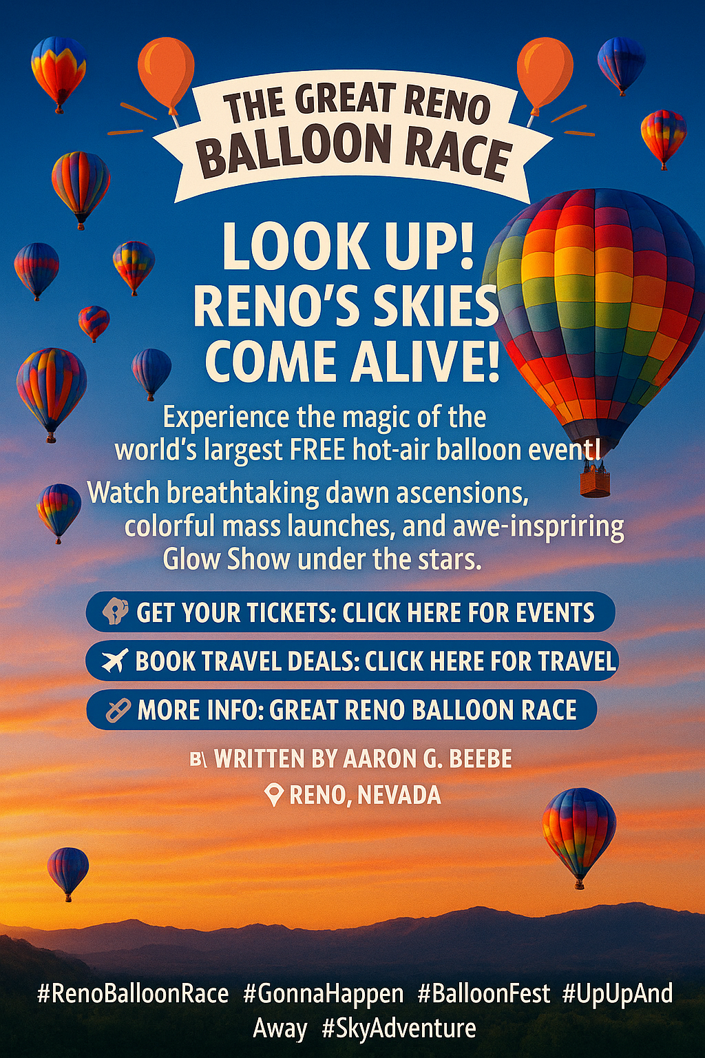 🎈 The Great Reno Balloon Race 🎈