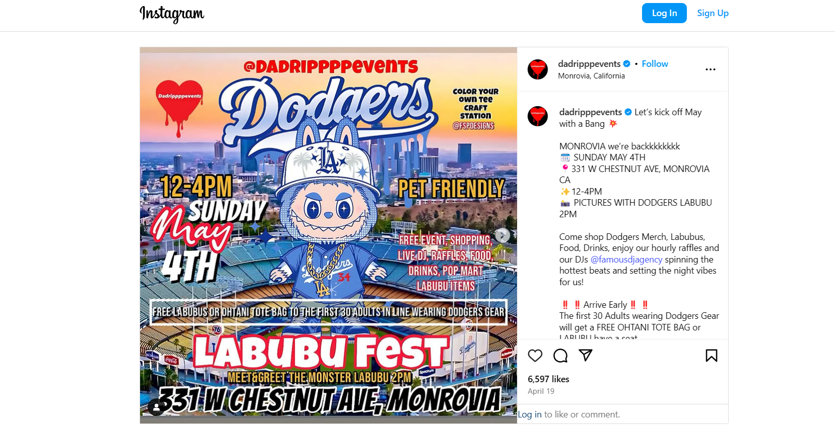 LABUBU Fest – Dodgers Edition