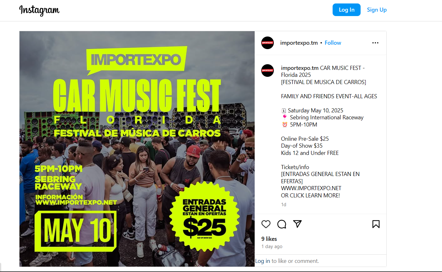 🎤 Event Name: ImportExpo Car Music Fest Florida 2025
